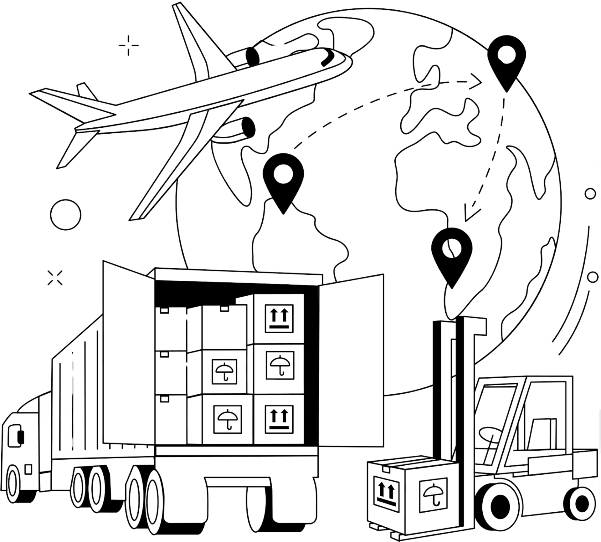 Motion freight network coverage across USA, North America, and Middle East
